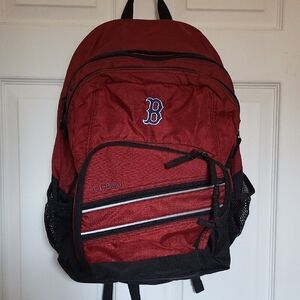 L.L. Bean Red and Black Backpack